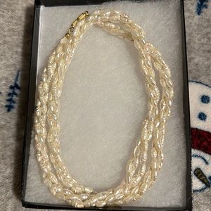 Fresh water faux pearls